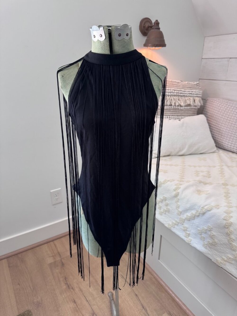 Free People | Blue Blazes Fringe Bodysuit | S